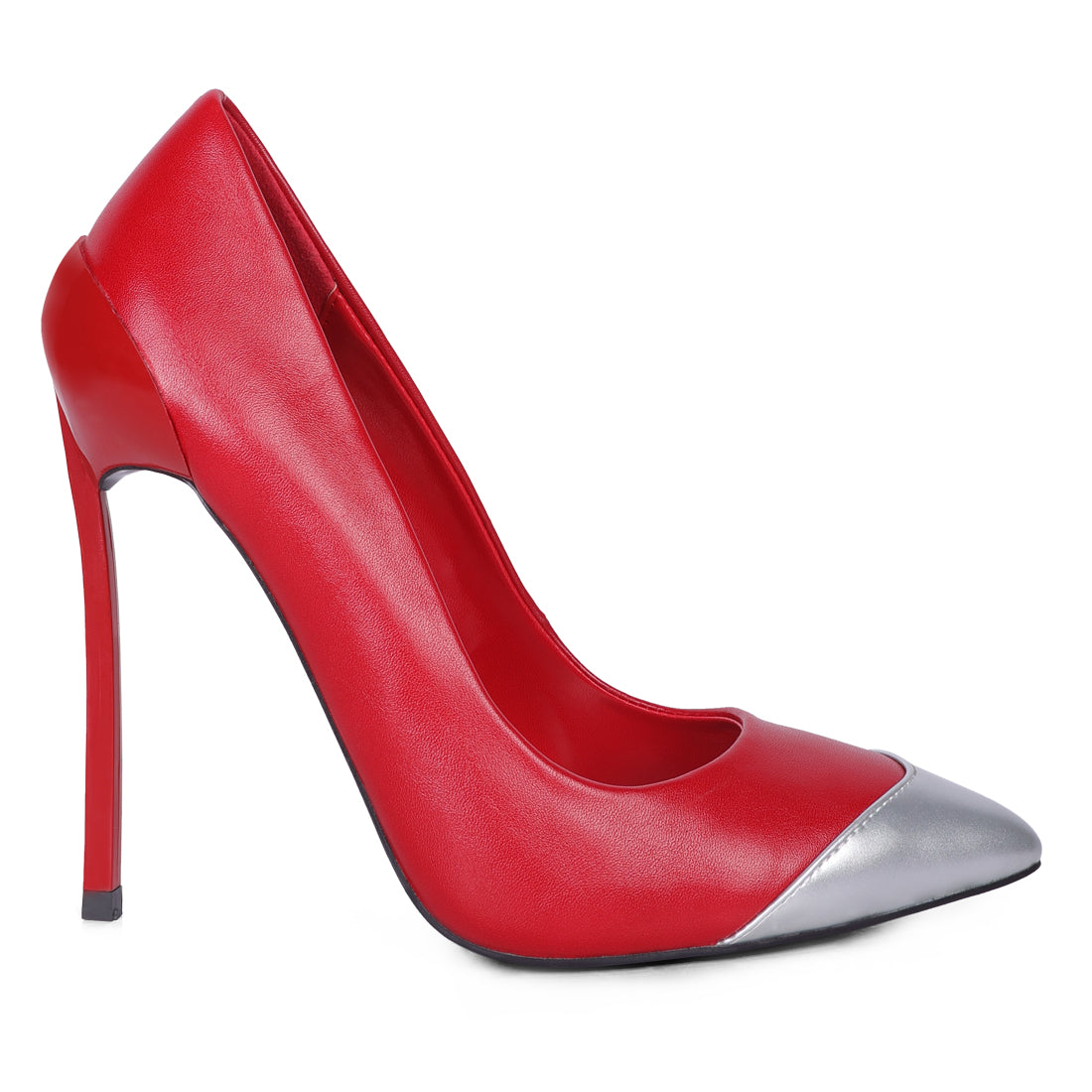 cidra silver dip stiletto sandals#color_red