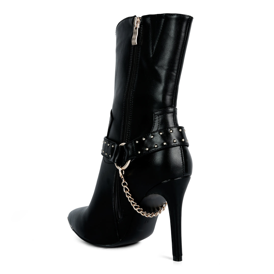high heeled cult ankle boot#color_black