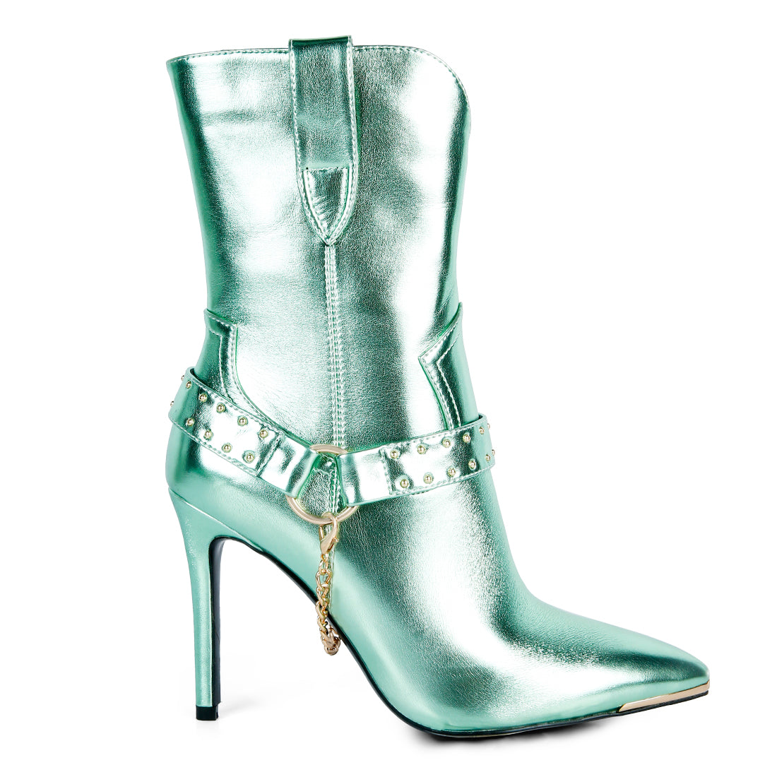 high heeled cult ankle boot#color_mint