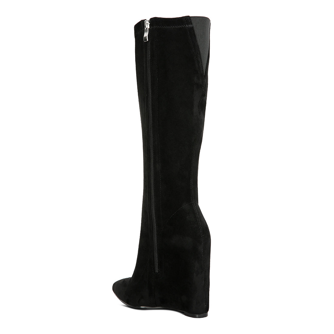 gladol calf pointed boots#color_black