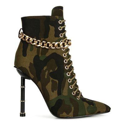 moulin ringed stiletto camouflage ankle boot#color_olive