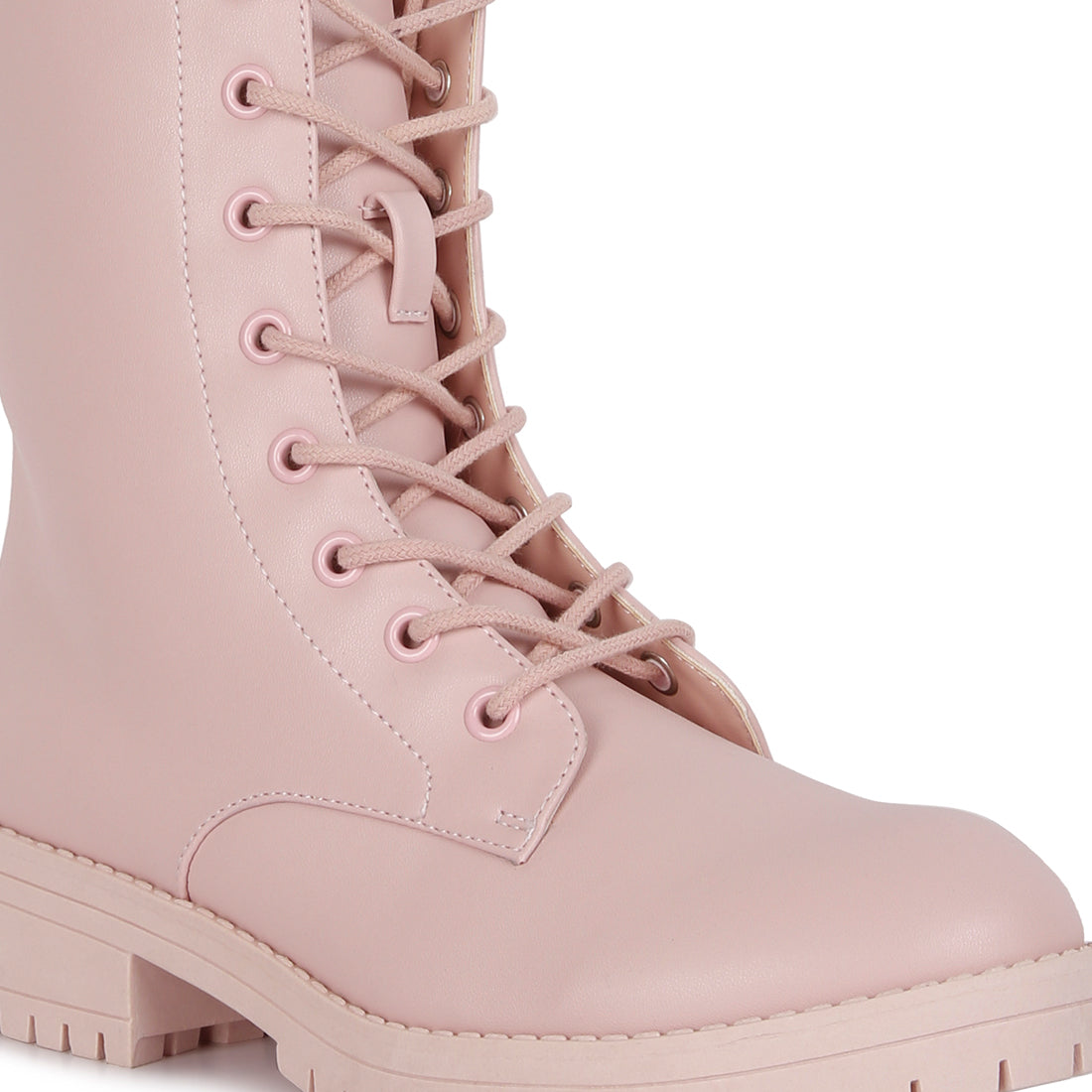 Pink Geneva High Top Ankle Boot