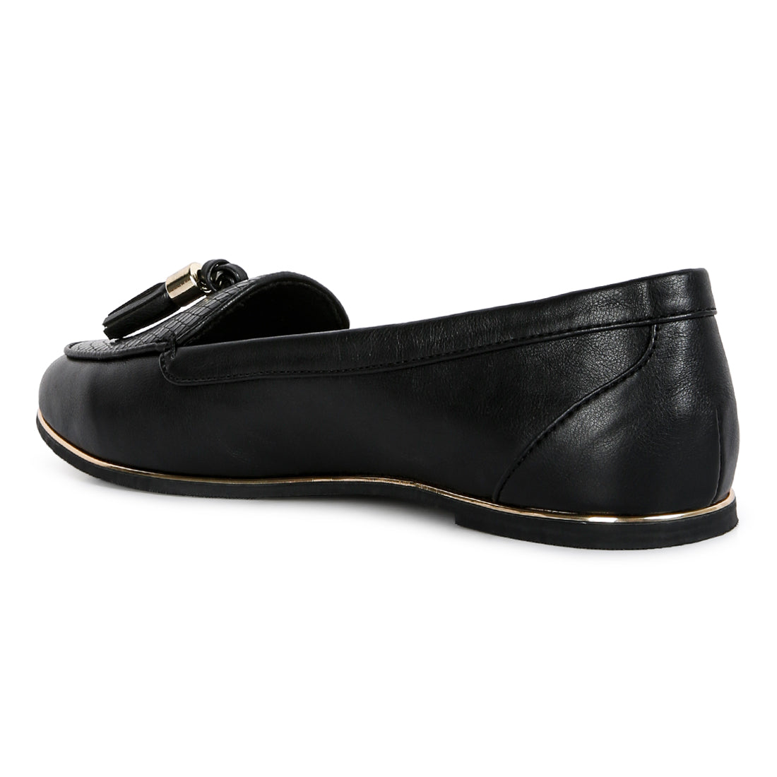 cabbose casual bow loafers#color_black