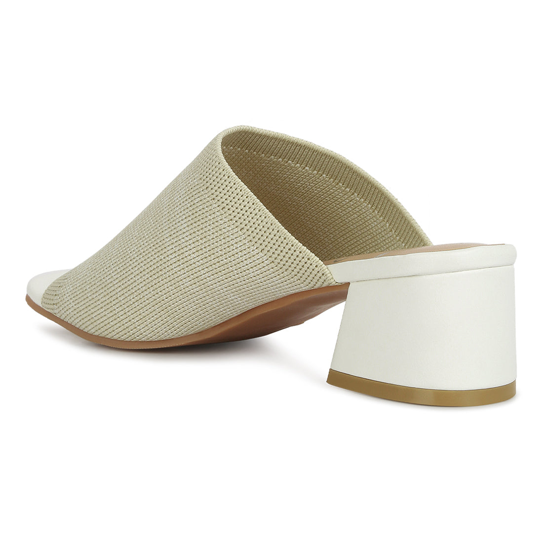 knitted round toe sandal#color_cream