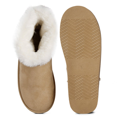 shearling lined flat winter boots#color_beige