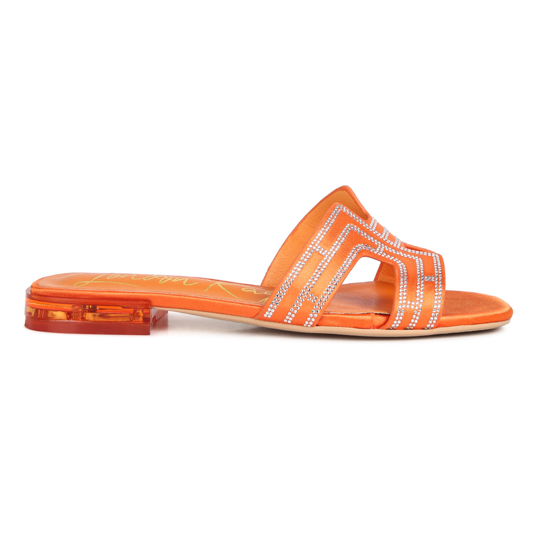flat embellished sandals#color_orange