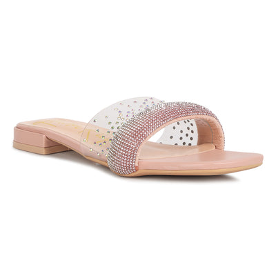 flat sandals#color_pink