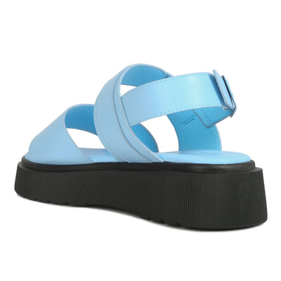 pin buckle platform sandals#color_blue