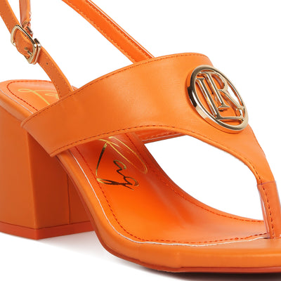 block heel thong sandals#color_orange