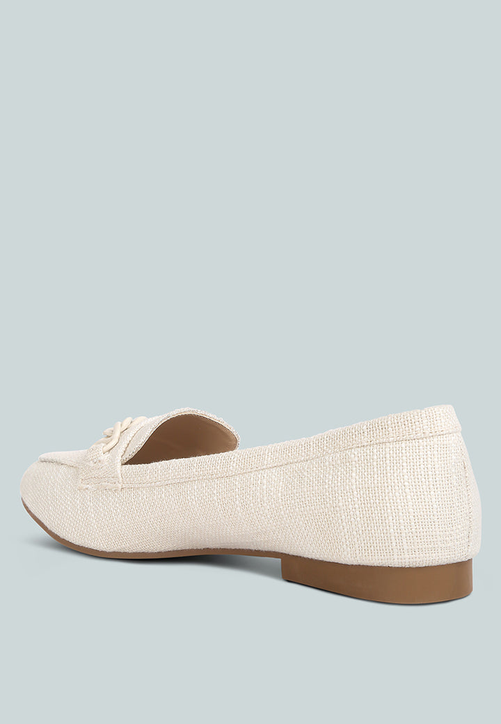 women chain embellished loafers#color_off-white
