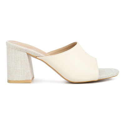 pu block heel slip on sandals#color_off-white