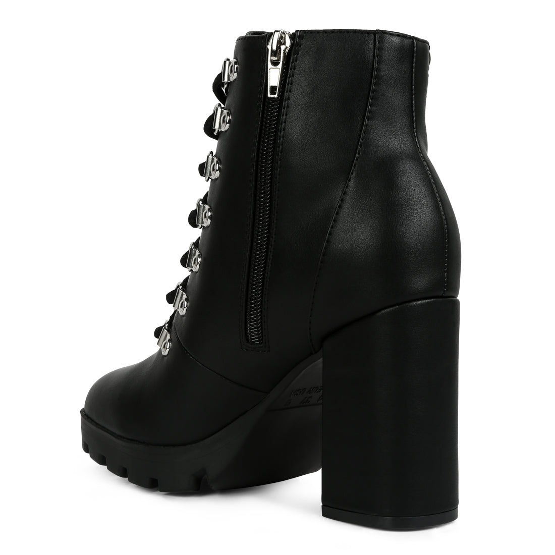 lace up block heel boots#color_black