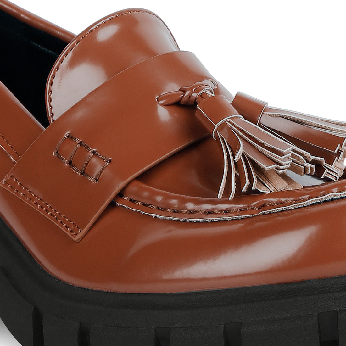 tassels detail chunky loafers#color_tan