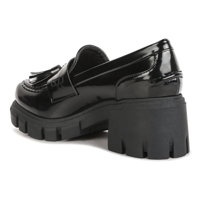 tassels detail chunky loafers#color_black