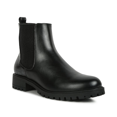 croc chelsea boots#color_black