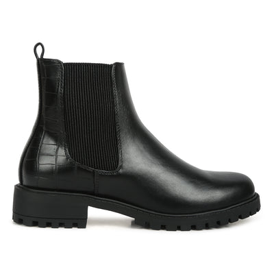 croc chelsea boots#color_black