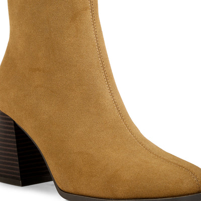 cut out block heeled chelsea boots#color_camel