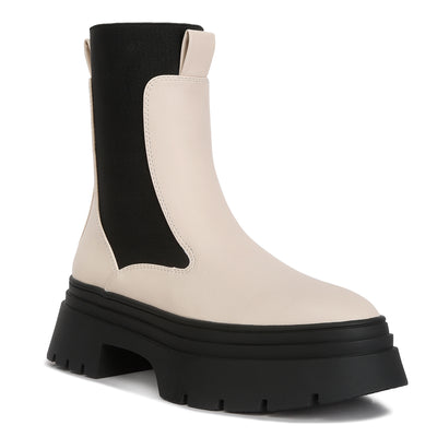 high top chunky chelsea boots#color_beige