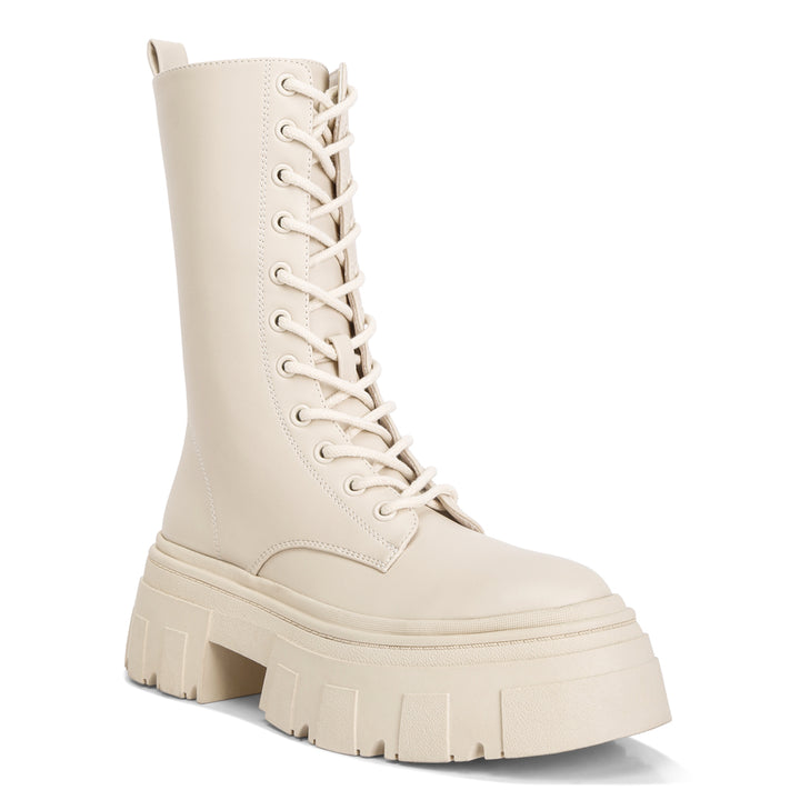 combat chunky boots#color_beige