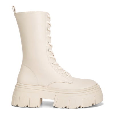 combat chunky boots#color_beige
