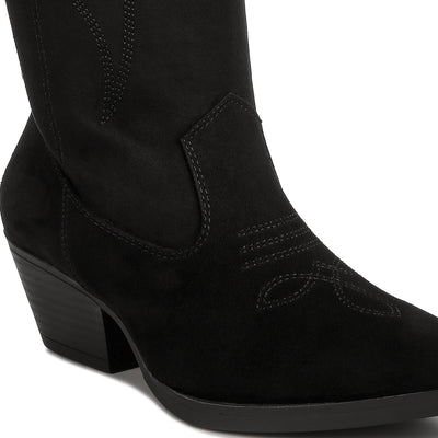 Ginni Embroidered Calf Boots#color_black