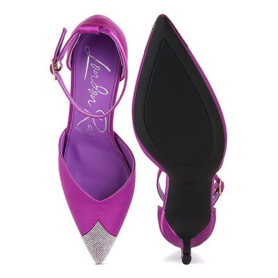 everalda toe cap embellished sandals#color_purple