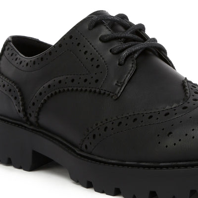 milou lug sole derby shoes#color_black