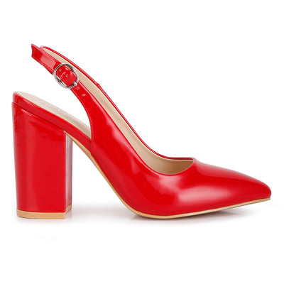 dalaney slingback high block sandals#color_red