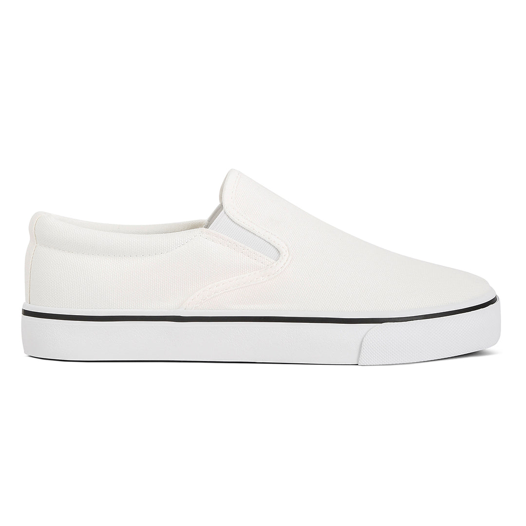 laszlo canvas slip on sneakers#color_white