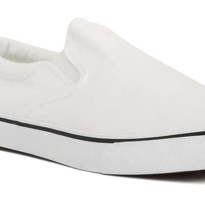 merlin canvas slip on sneakers#color_white
