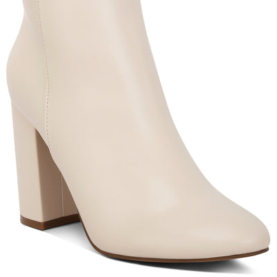 block heel calf length boots#color_beige