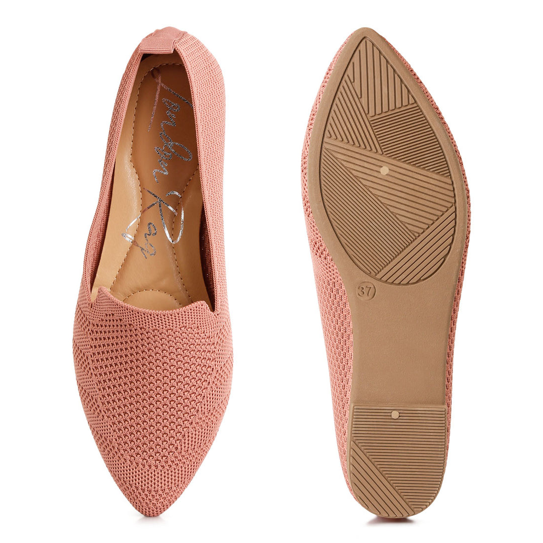 knit textile solid flats#color_pink