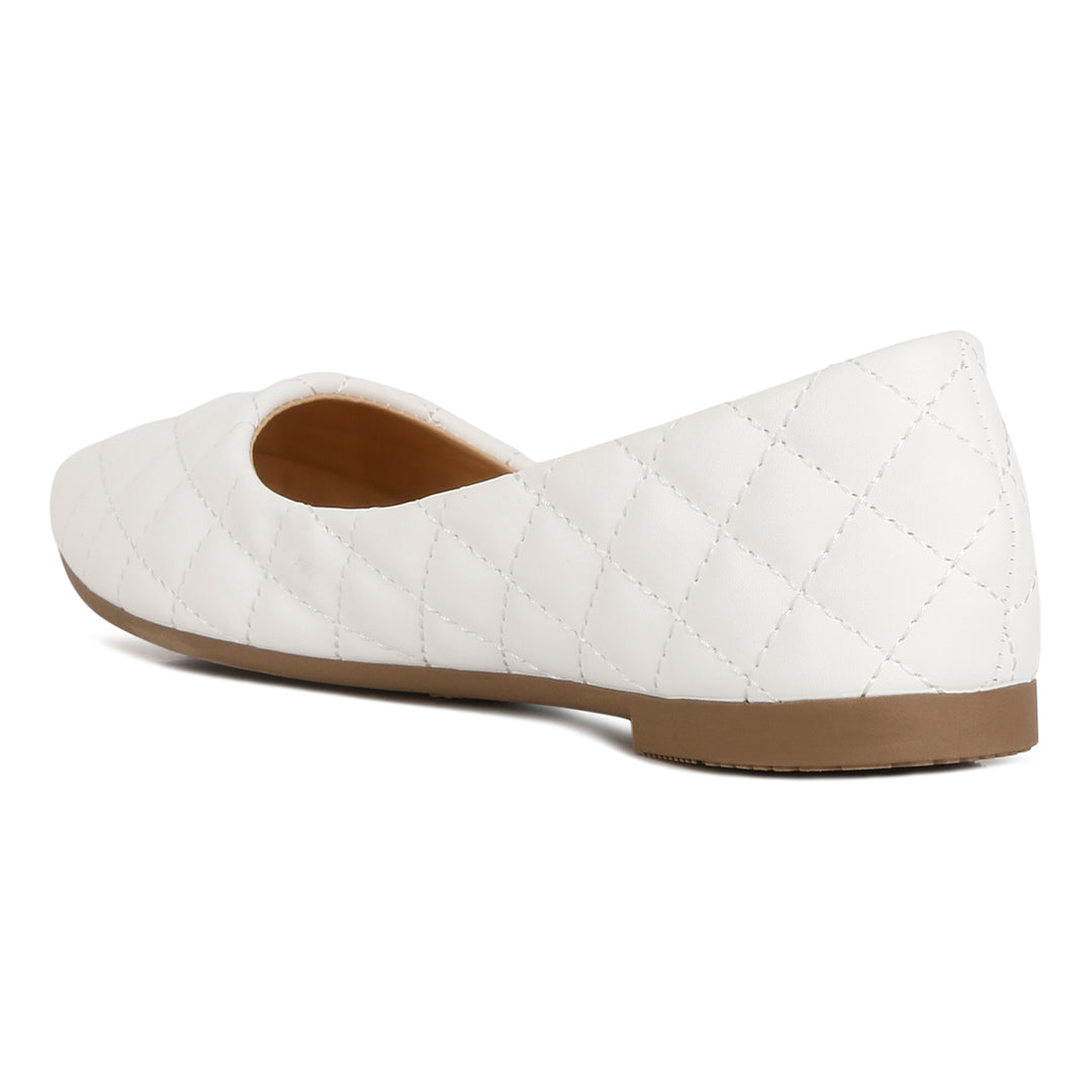 quilted detail ballet flats#color_white