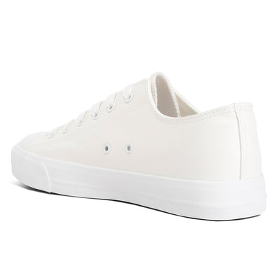 lace up basic sneakers#color_white