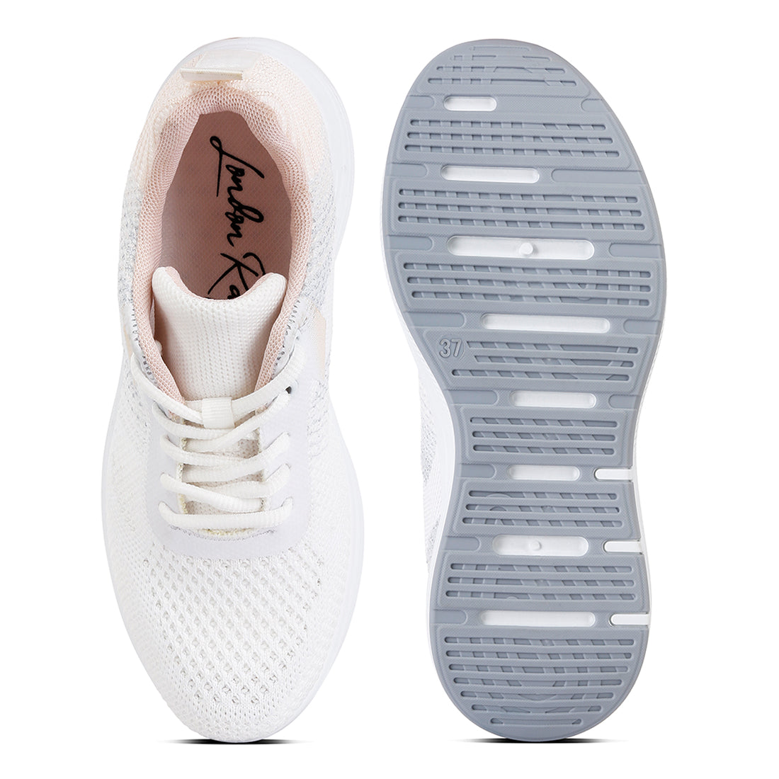 synthia contrasting chunky sneakers#color_white
