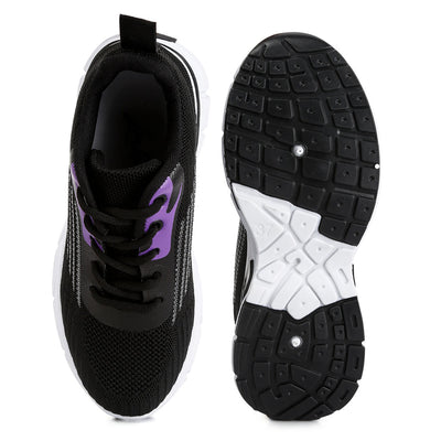 lug sole athletic sneakers#color_black