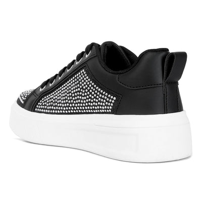 embellished chunky sneakers#color_black