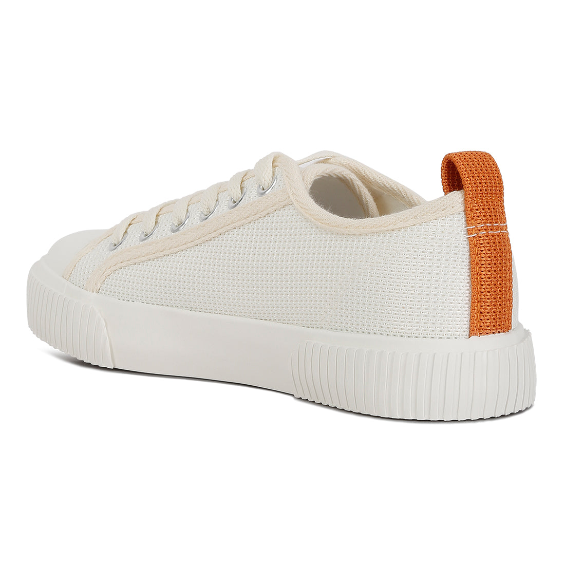 chunky sole knitted textile sneakers#color_beige