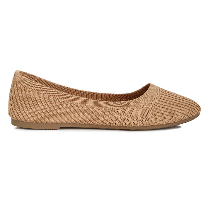 solid casual ballet flats#color_beige