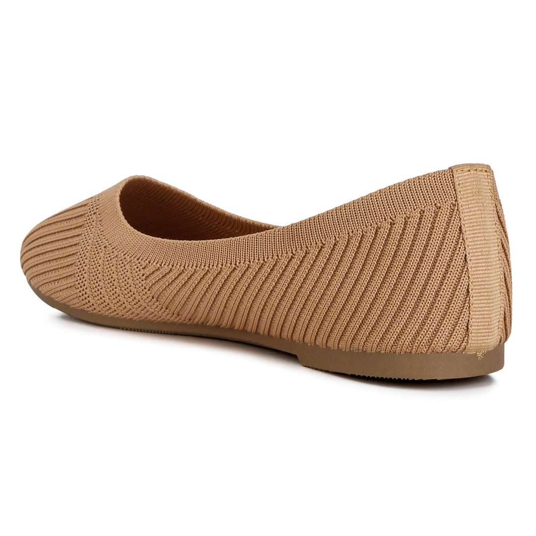 solid casual ballet flats#color_beige