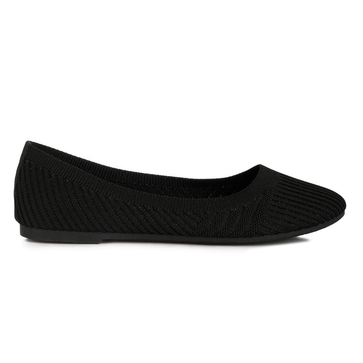 solid casual ballet flats#color_black