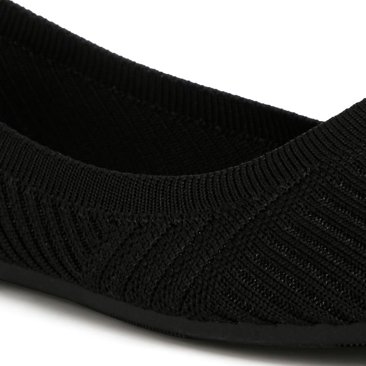 solid casual ballet flats#color_black