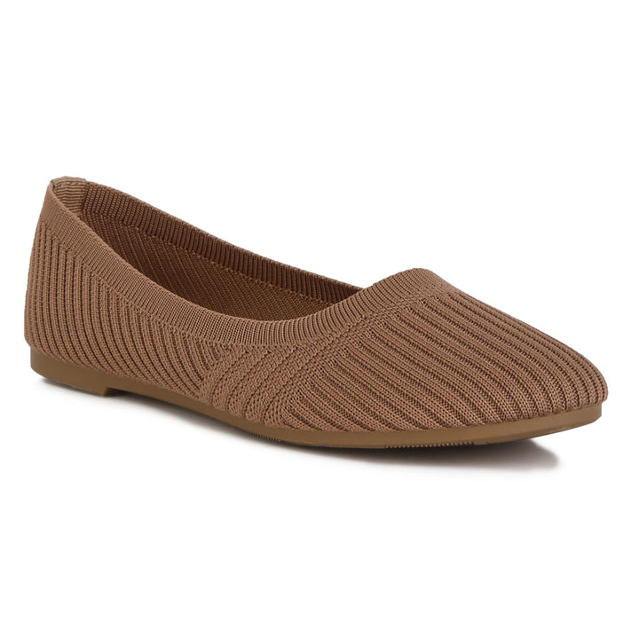 solid casual ballet flats#color_taupe