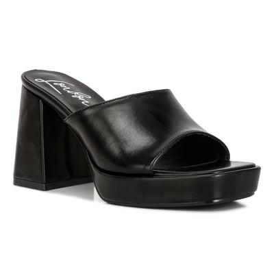 flared block heel sandals#color_black