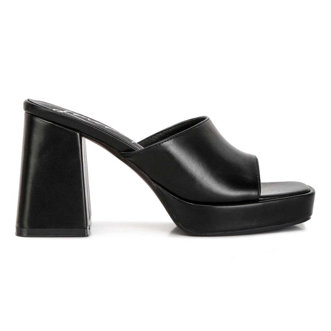 flared block heel sandals#color_black