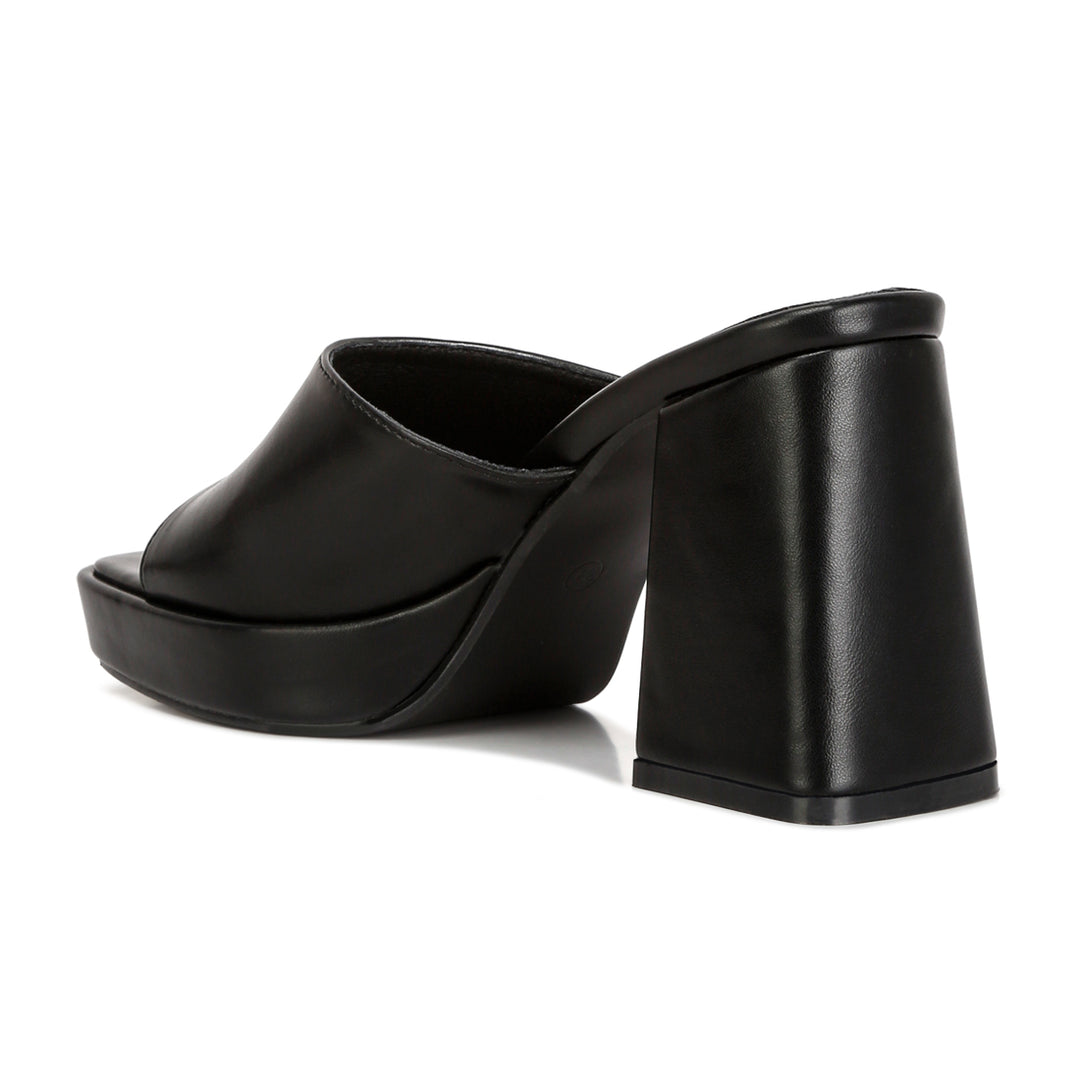 flared block heel sandals#color_black