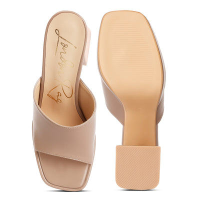 flared block heel sandals#color_beige