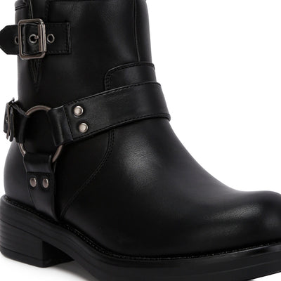allux pin buckle boots#color_black