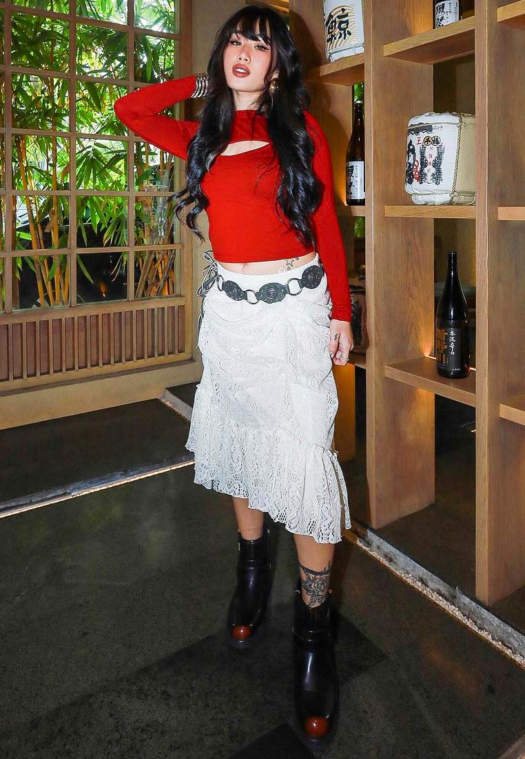 allux faux leather pin buckle boots#color_black