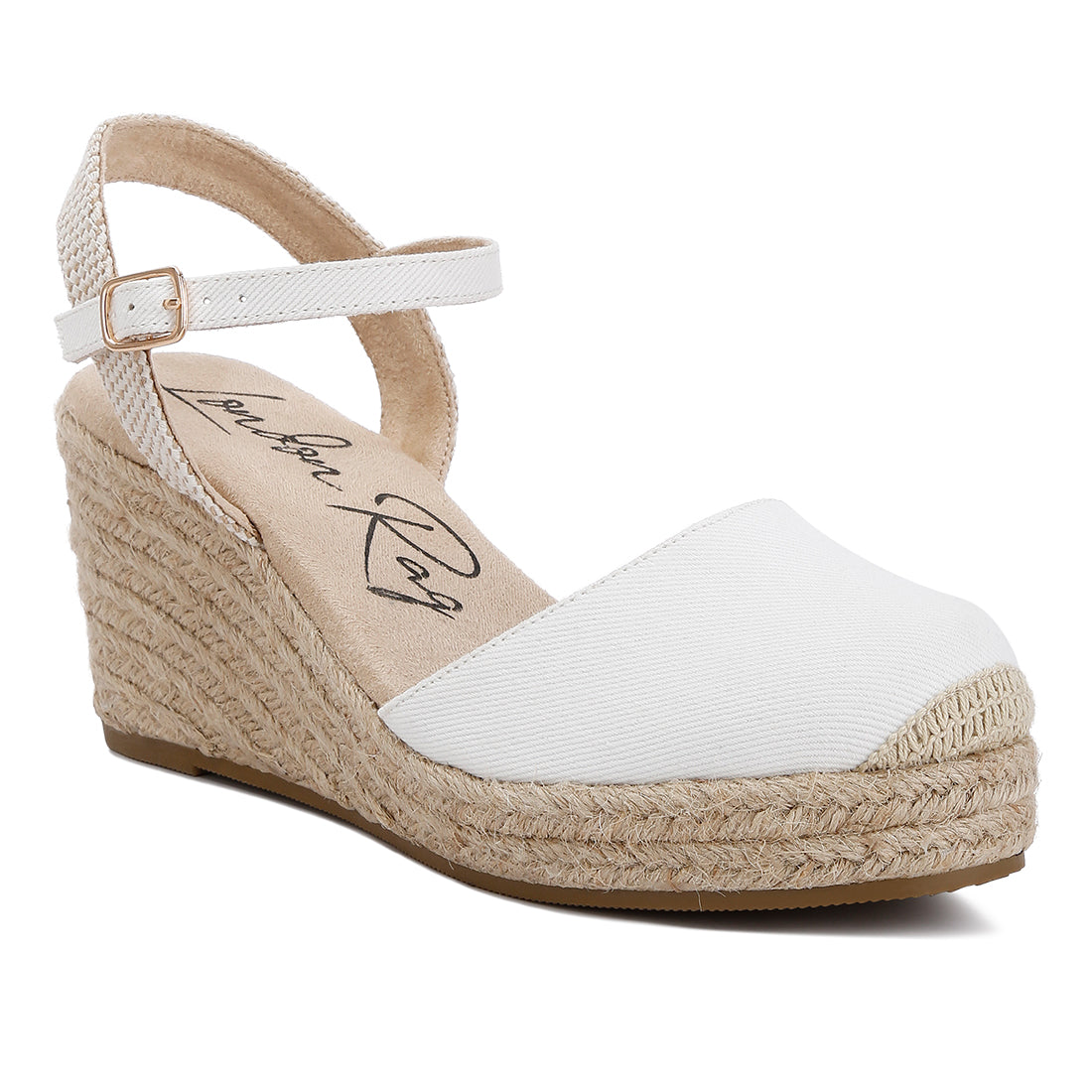 wedge espadrille sandals#color_white
